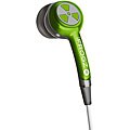 EarPollution Green Earbuds and Carrying Case