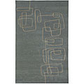 Hand-tufted Doha-13 Hand-spun Wool Rug (5' x 8')