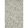 Hand-tufted Doha-22 Wool Rug (5' x 8')
