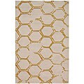 Hand-tufted Doha-40 Wool Rug (5' x 8')