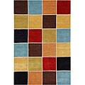 Hand-tufted Unam-67 Hand-spun Wool Rug (5' x 8')