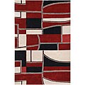 Hand-tufted Wool Rug (5' x 8')