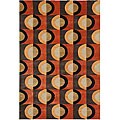 Hand-tufted Unam-57 Hand-spun Wool Rug (5' x 8')