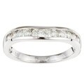 14k White Gold 1/2ct TDW Diamond Wedding Band (G-H, I1) (Size 7)