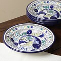 'Aqua Fish' 4-piece Salad/ Pasta Bowl Set (Tunisia)