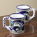 'Aqua Fish' 4-piece Coffee Mug Set (Tunisia)