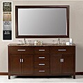 Palermo Double Sink Bathroom Vanity Set