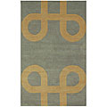 Hand-tufted Doha-36 Hand-spun Wool Rug (5' x 8')