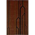 Hand-tufted Doha Hand-spun Wool Rug (5' x 8')