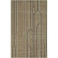 Grey Hand-tufted New Zealand Wool Rug (5' x 8')