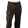 Austin Reed Men's Brown Cashmere Blend Flannel Slacks
