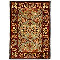 Heritage Blue/ Red Traditional Rug (2' x 3')