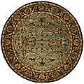 Hand-tufted Heritage Blue/ Red Rug (8' Round)