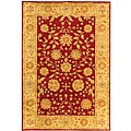Heritage Kashan Red/ Gold Wool Rug (6' x 9')