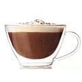 Luigi Bormioli, DUOS 13-ounce Double Wall Latte/ Cappucino Mugs (Set of 4)