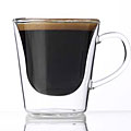 Luigi Bormioli, DUOS Double Wall 4-ounce Espresso Glass (Set of 4)