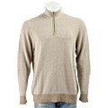 Joseph Abboud Men's Birdseye 1/4-zip Sweater