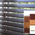Customized Real Wood 27-inch Window Blinds
