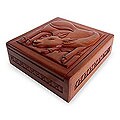 Kepelan Wood 'Golden Deer' Jewelry Box (Indonesia)