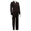 Larry Levine Women's Stripe Pant Suit