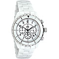 CFC Unisex White Ceramic Chronograph Watch
