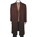 Mantoni Brown Wool/ Cashmere Winter Top Coat