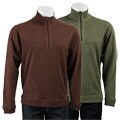 Eco Green Men's 1/4-length Zip French Sweater