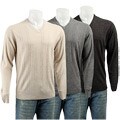Dockers Men's V-neck Cable Knit Sweater