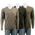 Dockers Men's V-neck Cable Knit Sweater