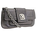 Calvin Klein Silver Pebbled Locking Date Bag