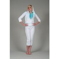 Yogacara Women's White Capri Pants