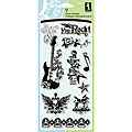 Inkadinkado 'Rock Star' Clear Stamps