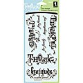 Inkadinkado 'Thankful for Everything' Clear Stamps