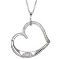 Tacori 18k Gold Diamond Accent Heart Necklace