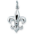 Sterling Silver Fleur de Lis Charm