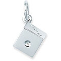 Sterling Silver Die Charm