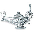 Sterling Silver Genie Lamp Charm