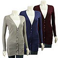 Kersh Women's Long-sleeve Tunic Cardigan