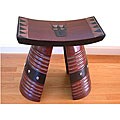 Hand-finished Modern Fante Royal Stool (Ghana)
