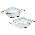 CorningWare SimplyLite 6-piece Square Casserole Set