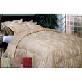 Jacquard Floral 245 Thread Count Down Comforter Set