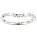 14k White Gold 1/4ct TDW Diamond Wedding Band (G-H, I1) (Size 7)