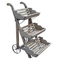 Three-shelved Pushcart Planter