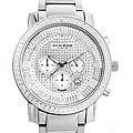 Akribos XXIV Men's Large Dial Diamond Chronograph Watch