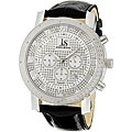 Joshua & Sons Men's Diamond Chronograph Watch