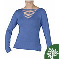 Women's Organic Aurora Reversible Pullover (Peru)