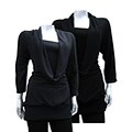 Peony Women's Plus Size Cowl-neck Sweater Top