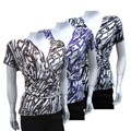 Elizabeth Women's Plus Size Printed Shirt