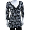 Elizabeth Women's Plus Size Floral Print Top