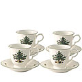 Nikko 'Happy Holidays' 4-piece Cup and Saucer Set